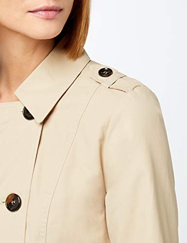Berydale Gabardina con cinturón para mujer, Beige, 38