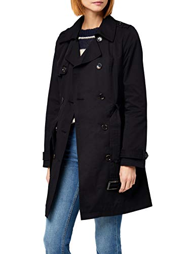 Berydale Gabardina con cinturón para mujer, Negro,38