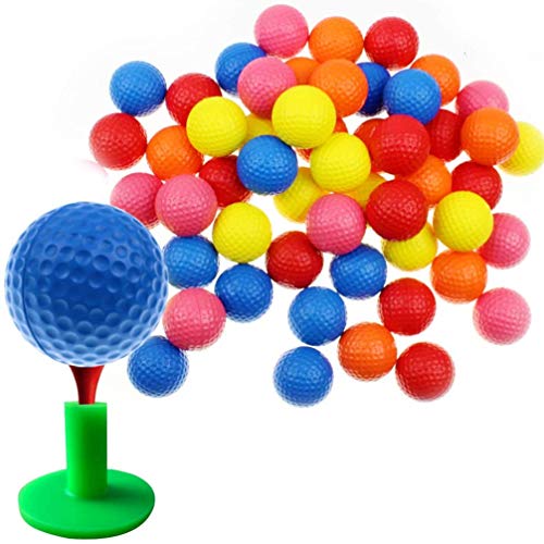 BESPORTBLE 11 Piezas de Bolas de Golf de Colores Bolas de Entrenamiento de Golf Flujo de Aire de Plástico para Entrenamiento Al Aire Libre en Interiores (Color Surtido)