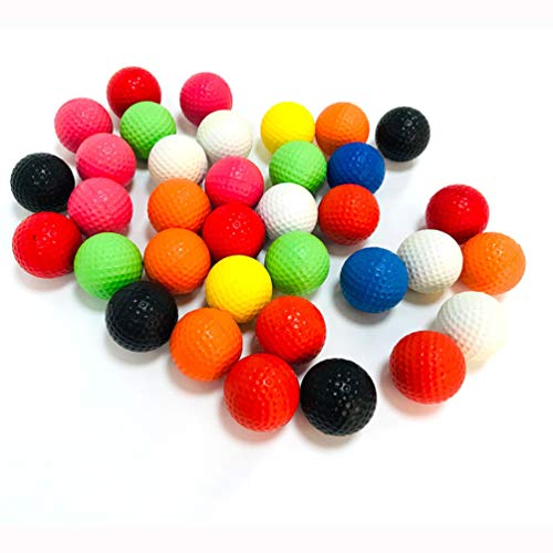 BESPORTBLE 11 Piezas de Bolas de Golf de Colores Bolas de Entrenamiento de Golf Flujo de Aire de Plástico para Entrenamiento Al Aire Libre en Interiores (Color Surtido)