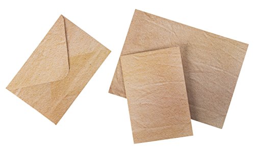 Best Paper Greetings 60-Pack tarjetas de felicitación y sobres â € “Sobres estilo envejecida y plegado en dos tarjetas de nota â €“6 diseños antiguos, 4 x 6 pulgadas Vendimia