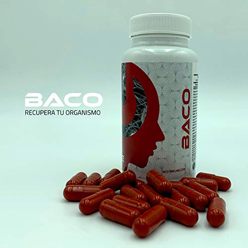 Bestme Baco Fórmula Antioxidante para la limpieza del higado. I Efectos Anti Resaca I Para Digestiones Pesadas. I Detox Hígado I Cardo Mariano I Alcachofa I Cisteina y mucho más I 60 Cápsulas
