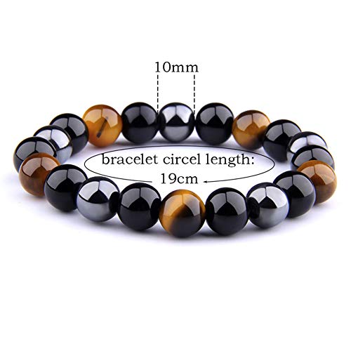 BESTT Pulsera magnĂ©tica Unisex Negro obsidiana Negro hematita Ojo de Tigre Perlas para Bajar de Peso Adelgazante Anti-Fatiga Cuidado Saludable Hombres Mujeres joyerĂa BESTT Pulsera magnĂ©tica Unisex Negro obsidiana Negro hematita Ojo de Tigre Perlas para Bajar de Peso Adelgazante Anti-Fatiga Cuidado Saludable Hombres Mujeres joyerĂa