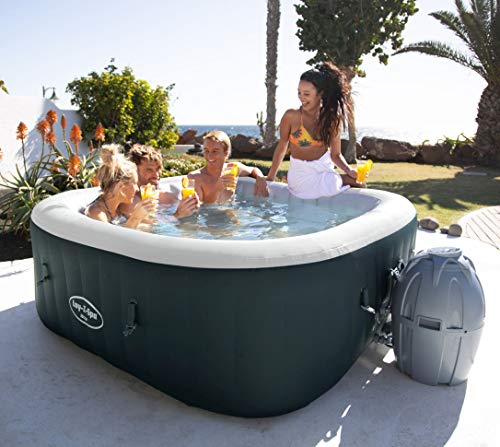 Bestway 54291 - Spa Hinchable Lay-Z-Spa Ibiza Para 4-6 personas Cuadrado