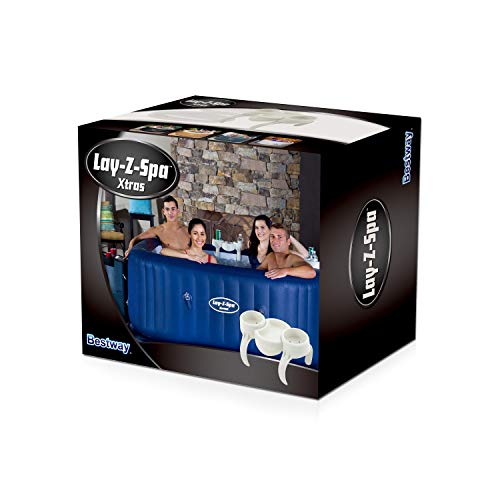 Bestway Lay-Z-SPA Soporte para Bebidas, Blanco
