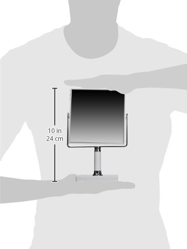 Beter 14310 - Espejo Giratorio con peana, aumento 7x, 14,5 cm, color negro