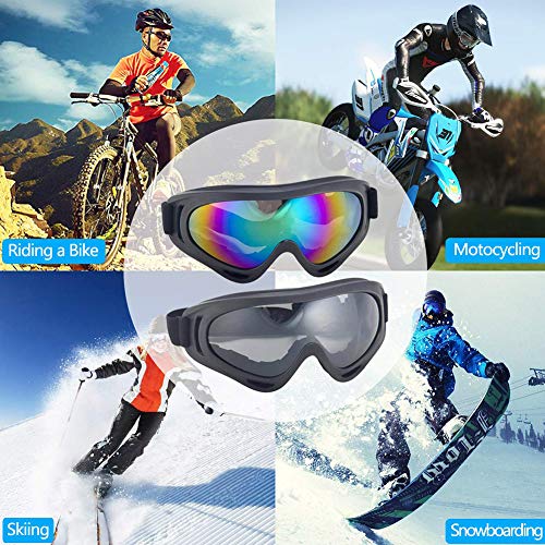 BETOY - Gafas de esquí para niños, protección UV, antivaho, para hombre y mujer, para deportes de invierno, protección UV400, gafas de snowboard, gafas antimareo, gafas de nieve para esquí