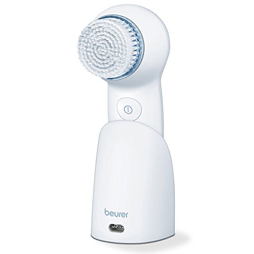 Beurer FC 65 - Cepillo facial, con luz LED azul, 3 velocidades