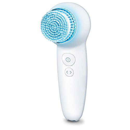Beurer FC 65 - Cepillo facial, con luz LED azul, 3 velocidades