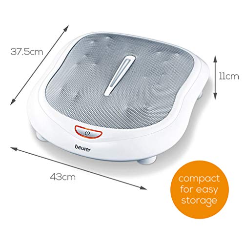 Beurer FM60 - Masajeador, 50 W, función calor, color blanco y gris
