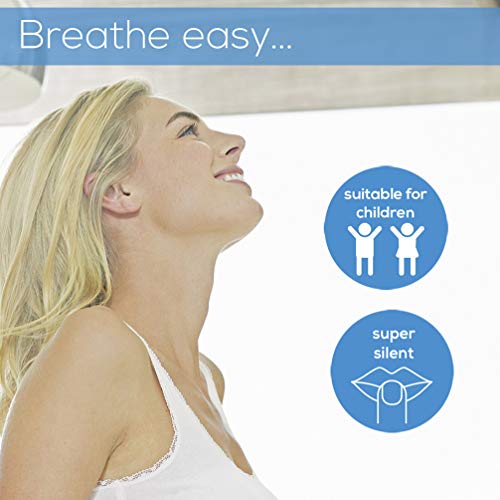 Beurer IH21 - Nebulizador para la inhalación de medicamentos líquidos con tecnología de aire comprimido, accesorio para nariz y compartimento, blanco/azul, 30 x 18 x 10 cm, 1.65 kg