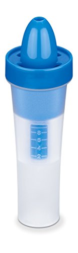 Beurer IH26 - Nebulizador por aire comprimido para niños y adultos, 16.6 x 14.1 x 14.8 cm, 1.4 kg, color blanco y azul