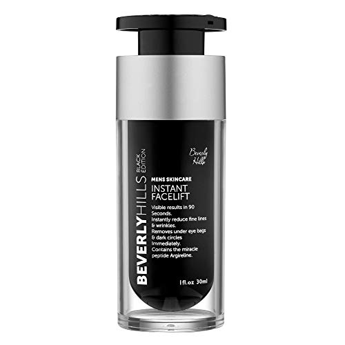 Beverly Hills - Sérum de Lifting Facial y Ocular Instantáneo para Hombre con Veegum y Péptido de Argirelina (30 ml)