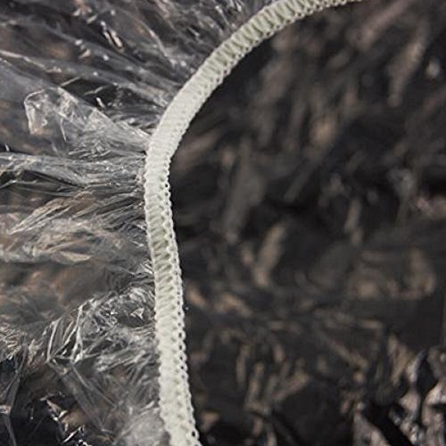 Beyond Dreams® 100 Gorros de baño Transparentes | Gorros para el Cabello Desechables y Transparentes Aptos para balnearios | Uso Profesional y Personal