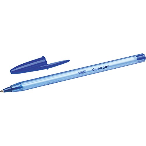 BIC 918533 - Cristal Soft bolígrafos punta media (1,2 mm) - colores Surtidos, Blíster de 10 unidades
