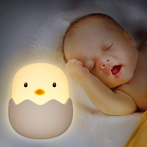 Luz Nocturna Infantil, Luz de Noche Para Niños Led de Silicona, Luz  Quitamiedos Bebe Recargable Por USB para Bebé, Ajustable 3 Brillo, para  Habitación