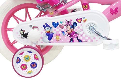 Bici Minie - Bicicleta Infantil para niña, Multicolor, 12 Pulgadas