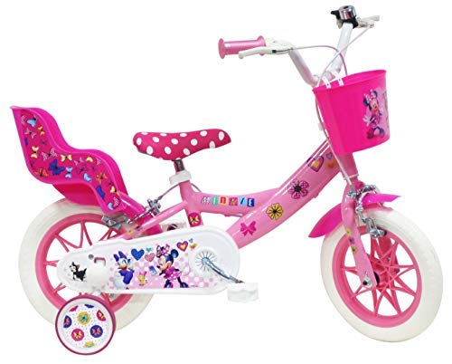 Bici Minie - Bicicleta Infantil para niña, Multicolor, 12 Pulgadas