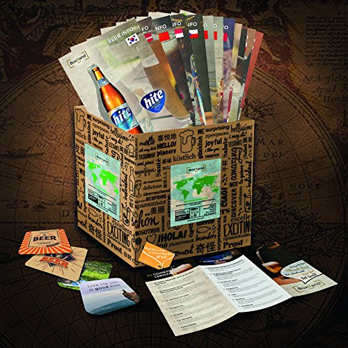 '"Biere del Mundo regalo + + Información de cerveza + + Catas de instrucciones + + cerveza Tapa. Hombres de cumpleaños/Navidad/día del padre. El regalo inusual y especiales