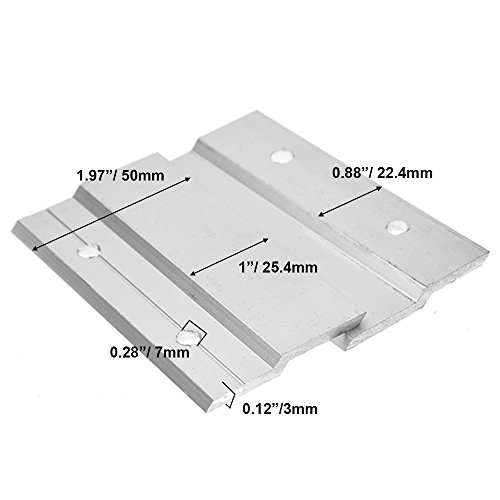BIGTEDDY – Kit de herrajes Kit de montaje para colgar clips de aluminio Soporte para colgar para estante de fotos con espejo y gabinete con herrajes.
