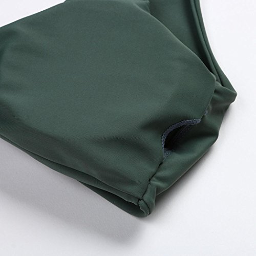 Bikinis Mujer Push up Familizo Bra Bikini Verano Tops y Braguitas Bikinis Conjuntos Bikini Mujer 2018 Ropa de baño Traje De Baño Push up Bikini Sexy Mujer Trajes de baño Mujer 2018 (L, Verde)