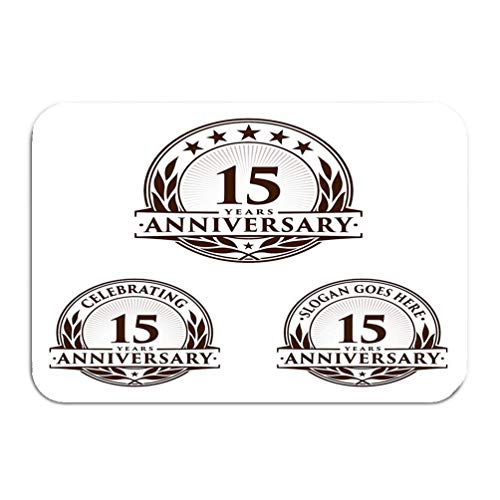 Bikofhd Carpet Rug Door Mat Template TH Logo Celebrating Set Celebration Collection Lovely 16 * 24 Inch