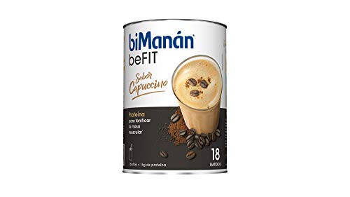 biManán - beFIT - Proteína para tonificar - Batido Cappuccino - 18uds 540 gr