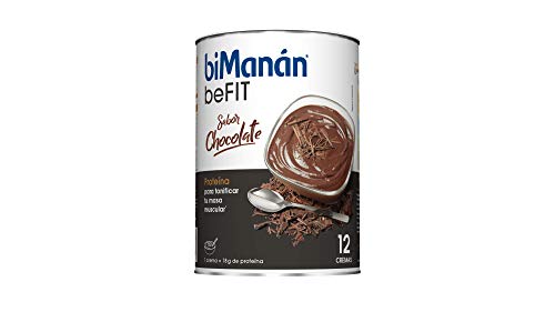 biManán - beFIT - Proteína para tonificar - Crema Chocolate - 12uds 540 gr