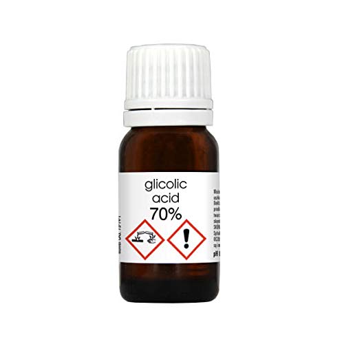 BINGOSPA Ácido glicólico contra la decoloración, cicatrices, mejora del color de la piel – 10 ml