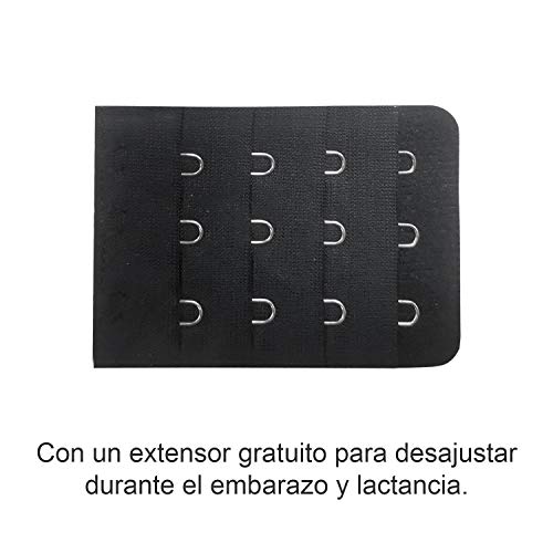 Bingrong Ropa Sujetador Premamá Sin Arcos Sosten Lactancia Sin Costuras Maternidad Sujetadores Copa Completa Ropa Interior Mujer Embarazada Push Up (Negro, Medium)