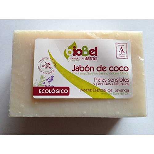 BioBel Jabón Pastilla Coco Eco - 4 Paquetes de 240 gr - Total: 960 gr
