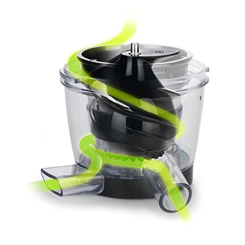 BioChef Synergy Slow Juicer - Licuadora de Prensado en Frío para Frutas y Verduras, Extractor de zumos Cold Press, Tecnología EPT y Operación Silenciosa