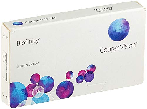 Biofinity - Lentes de contacto esféricas mensuales (R 8.6 / D 14 / -5 Diop), Pack de 3 uds.