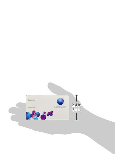 Biofinity - Lentes de contacto esféricas mensuales (R 8.6 / D 14 / -5 Diop), Pack de 3 uds.