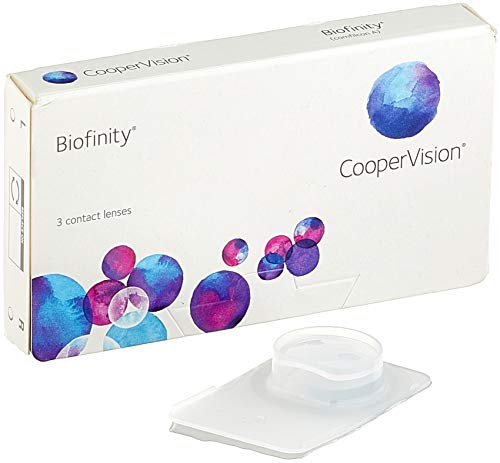Biofinity - Lentes de contacto esféricas mensuales (R 8.6 / D 14 / -5 Diop), Pack de 3 uds.