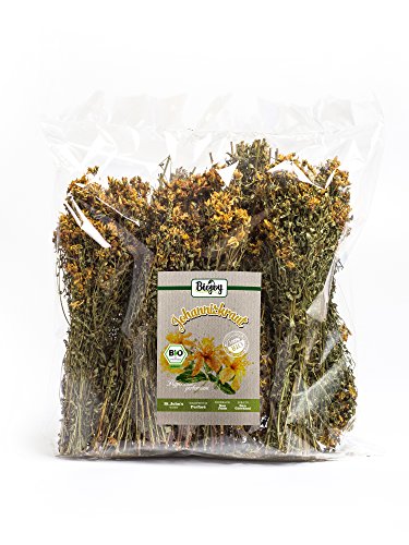 Biojoy Hierba de San Juan (Hiperico) BÍO, tallos y flores enteros secos de Hypericum perforatum (250 g)