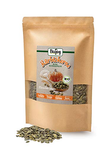 Biojoy Semillas de Calabaza orgánico, crudas y sin sal (1 kg)
