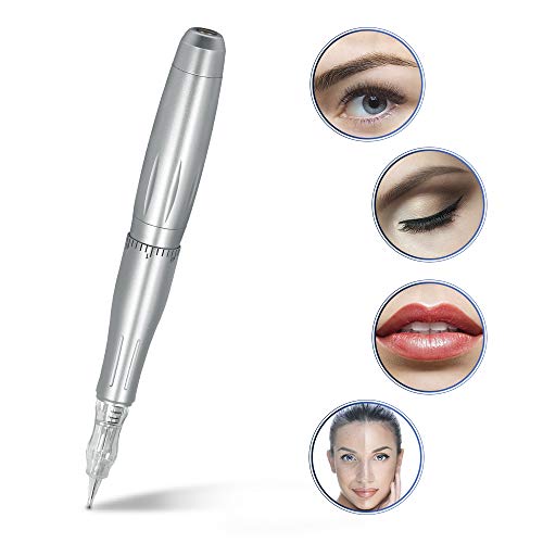 BIOMASER® Maquillaje Permanente Máquinas de Tatuaje Ceja Labio Tatuaje Maquillaje Permanente Máquina de Ceja Tallado Rotary Tattoo Pen Kit 3 Agujas