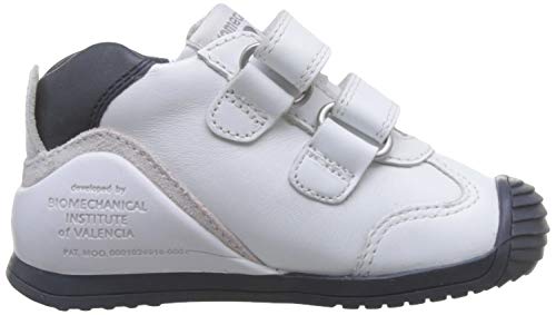 Biomecanics 151157-1, Zapatillas de Estar por casa Bebé Unisex, Blanco (Blanco Y Azul (Sauvage) F), 20 EU