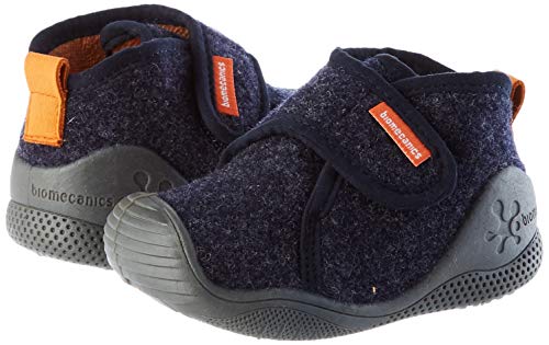 Biomecanics 191172, Pantuflas para Bebés, Azul Marino (Fieltro), 23 EU
