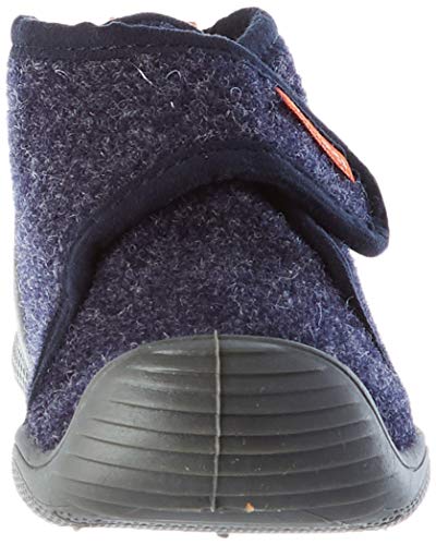 Biomecanics 191172, Pantuflas para Bebés, Azul Marino (Fieltro), 23 EU