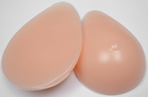BIONORA Pechos de Silicona para Usar en sostén, Aprox. 500 Gramos/par, Talla S, Copa B, sin Capa Adhesiva