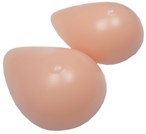 BIONORA Pechos de Silicona para Usar en sostén, Aprox. 500 Gramos/par, Talla S, Copa B, sin Capa Adhesiva