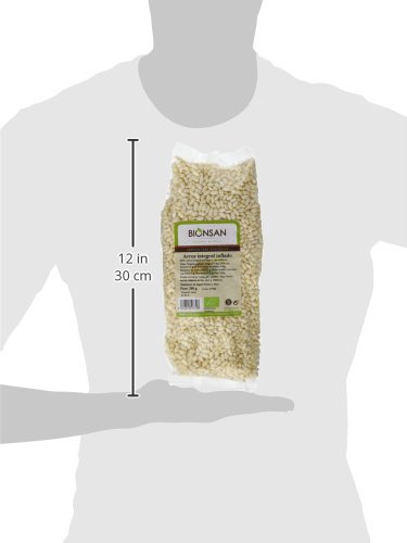 Bionsan Arroz Integral Inflado Ecológico - 3 Bolsas de 180 gr - Total: 540 gr