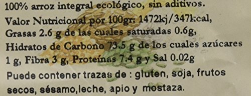 Bionsan Arroz Integral Inflado Ecológico - 3 Bolsas de 180 gr - Total: 540 gr