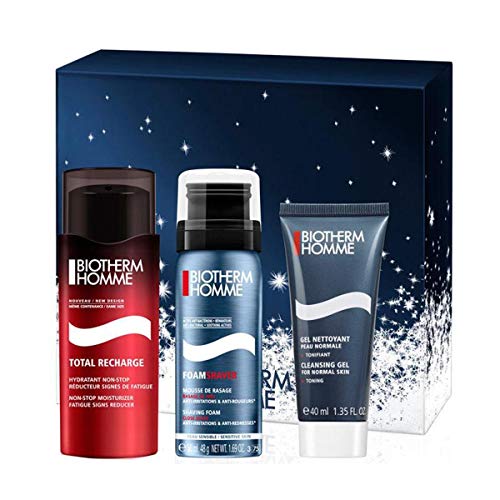 Biotherm Homme Total Recharge Xmas 2018 Set Total Recharge Con S/F Con Cleansing Face Gel 330 g