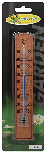 Biotop Termómetro en Madera, B2211