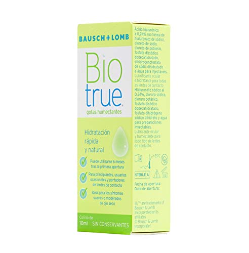 Biotrue® Gotas Humectantes - Refresca y calma la sequedad ocular- Multidosis 1 Unidad 10 ml
