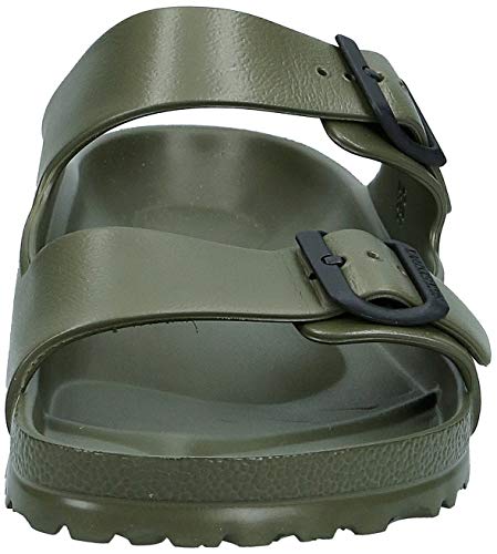 Birkenstock Arizona, Sandalias de Punta Descubierta para Hombre, Verde (Kaki), 41 EU