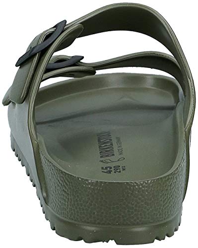 Birkenstock Arizona, Sandalias de Punta Descubierta para Hombre, Verde (Kaki), 41 EU